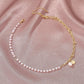 Retro Chain Pearl Pendant Necklace Fashion Temperament Trend Double Stacked Portrait Stitching Necklace
