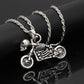 Personalized Hip-hop Necklace Accessories Trendy Men's Night Motorcycle HIPHOP Skull Pendant Jewelry