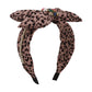 F4628 personalized leopard print bow headband fabric pearl rhinestone net red retro street shooting party headband
