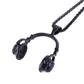 Men's Personality Hip Hop Headphone Pendant Rock Punk Headphone Necklace Jewelry