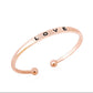 ins simple English letter bracelet female fashion temperament love letter open bracelet couple jewelry tide