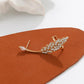 Ins full diamond leaf ear clip female fashion creative temperament micro-inlaid zircon leaf earrings Mori ear bone clip