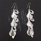 Exaggerated Trumpet Flower Earrings Tassel Earrings Jewelry