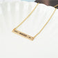 Popular Women's Trinkets Creative Alphabet Wanderer Rambler Outdoor Pendant Necklace Travel