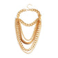 Punk exaggerated personality style multi-layer chain tassel heel chain foot decoration