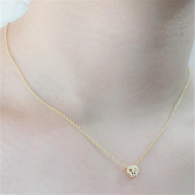 Accessories Same Style Simple Personality Skull Necklace Women Pendant Men