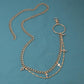 Jewelry Fashion Body Chain Women Sexy Beach Bikini Diamond Cross Waist Chain