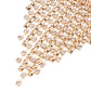 N3589 street shot with the same creative fashion multi-layer tassel diamond necklace earrings collar jewelry