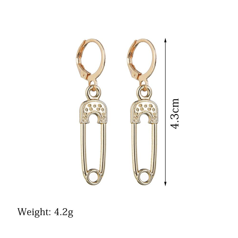 Accessories Popular Sex Pin Earrings Fashion Simple Alloy Earrings