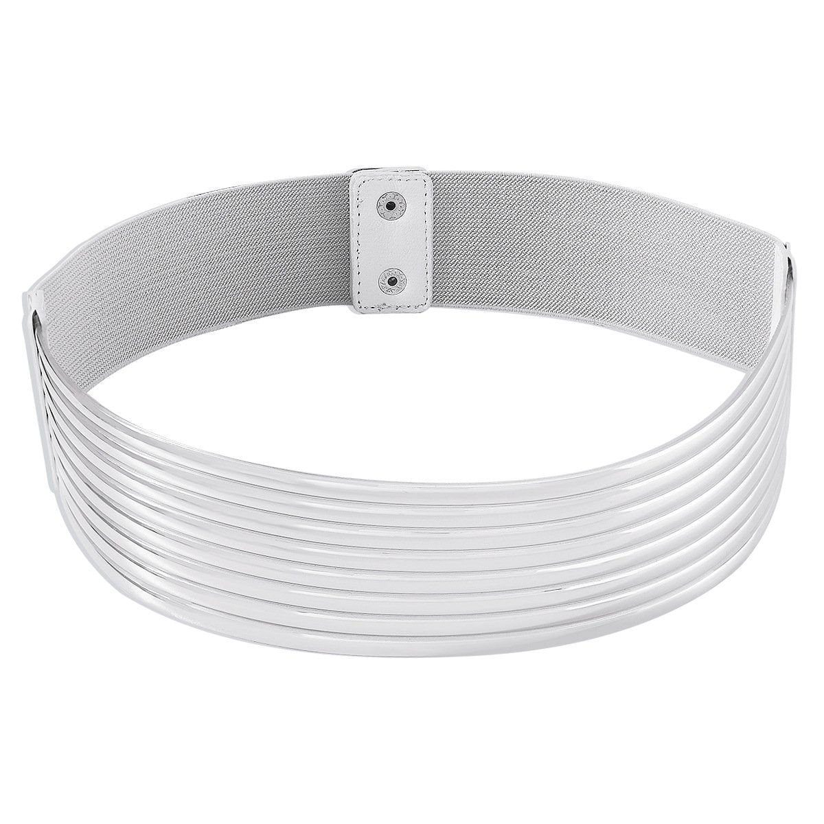 C423 African love exaggerated wide-brimmed girdle PU personality elastic fashion girl creative elastic decorative waist chain