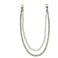 Punk chain pearl double-layer pants chain men and women versatile hip-hop student waist chain female cool ins skirt chain