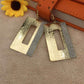 Fashion Square Frosted Earrings High Cool Ladies Ear Jewelry