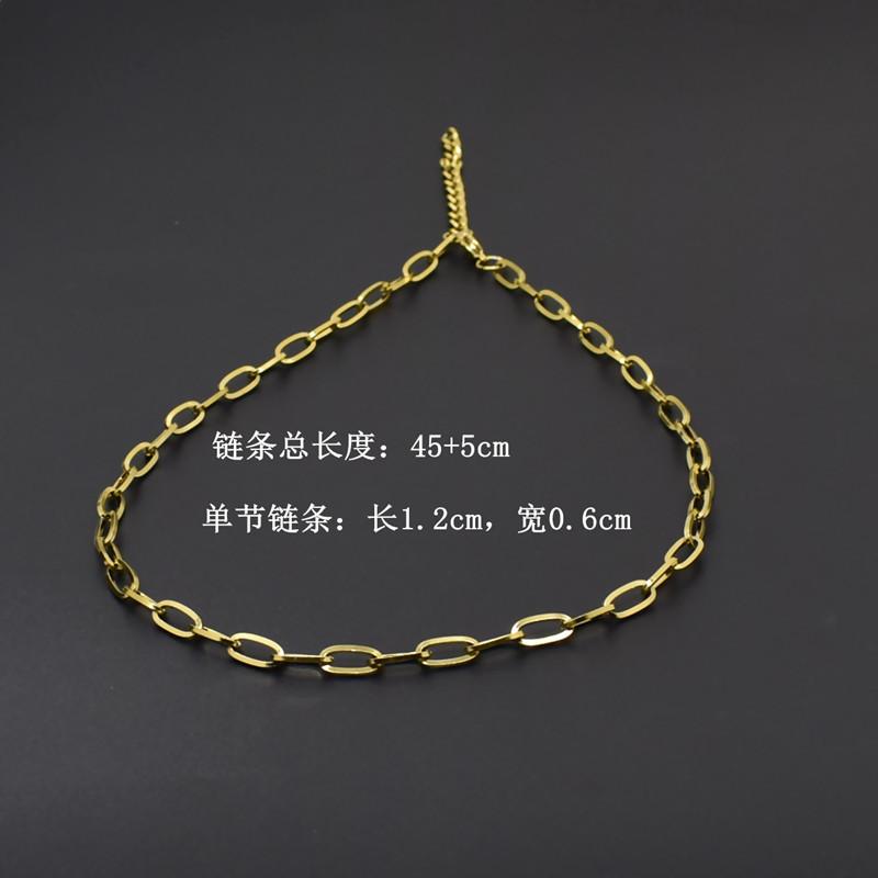 Jewelry Geometric Metal Exaggerated Necklace Female Personality Fashion Creative Necklace