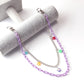 Jewelry fashion popular punk acrylic all-match double-layer pentagram pendant pants chain