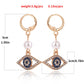 Jewelry micro-set diamond blue eyes pearl pendant earrings women's popular temperament earrings