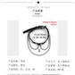 Jewelry Personality Skull Three-dimensional Peach Heart Tassel Necklace Sweet Cool Dark Chain PU Necklace