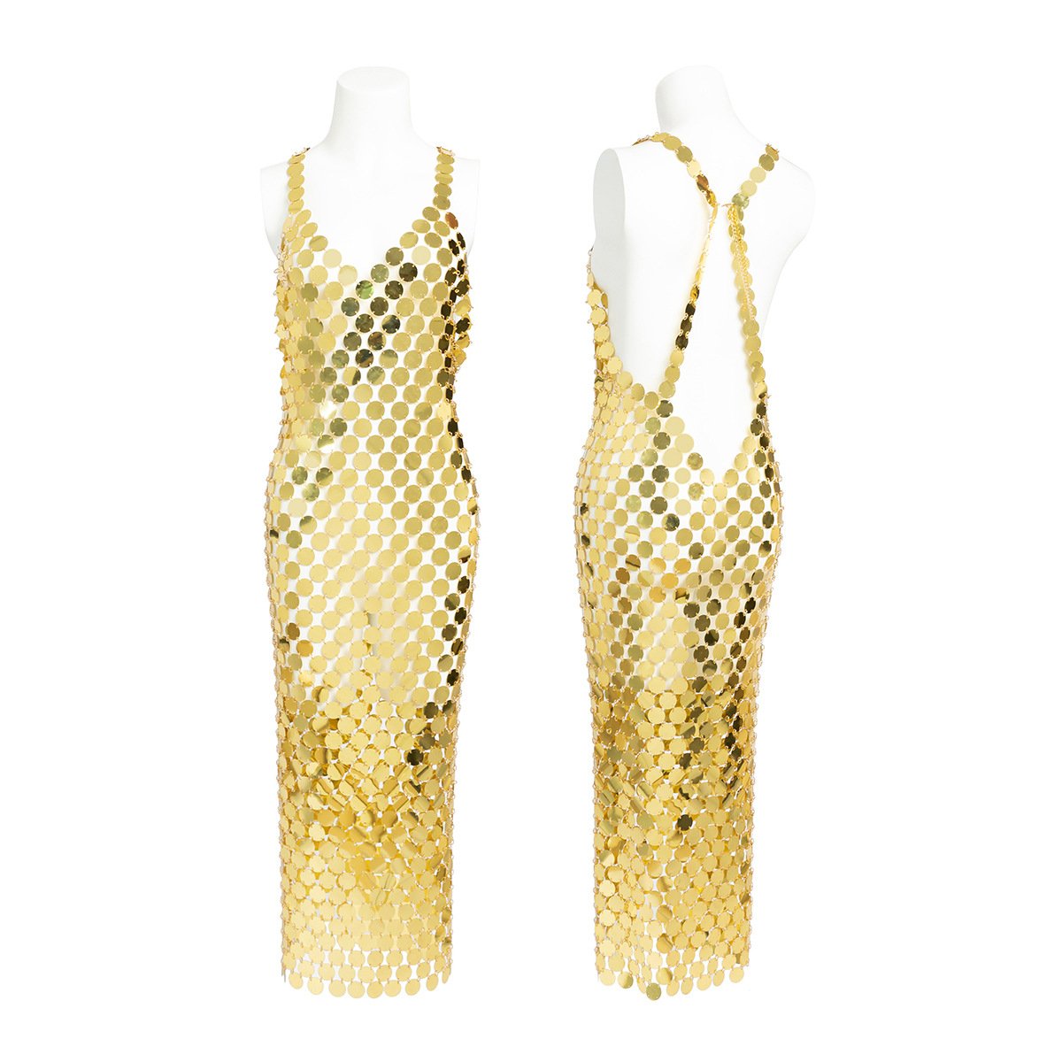 Jewelry Sexy Geometric Hollow Sequin Body Chain Personality Night Exaggerated Round Clothing Women