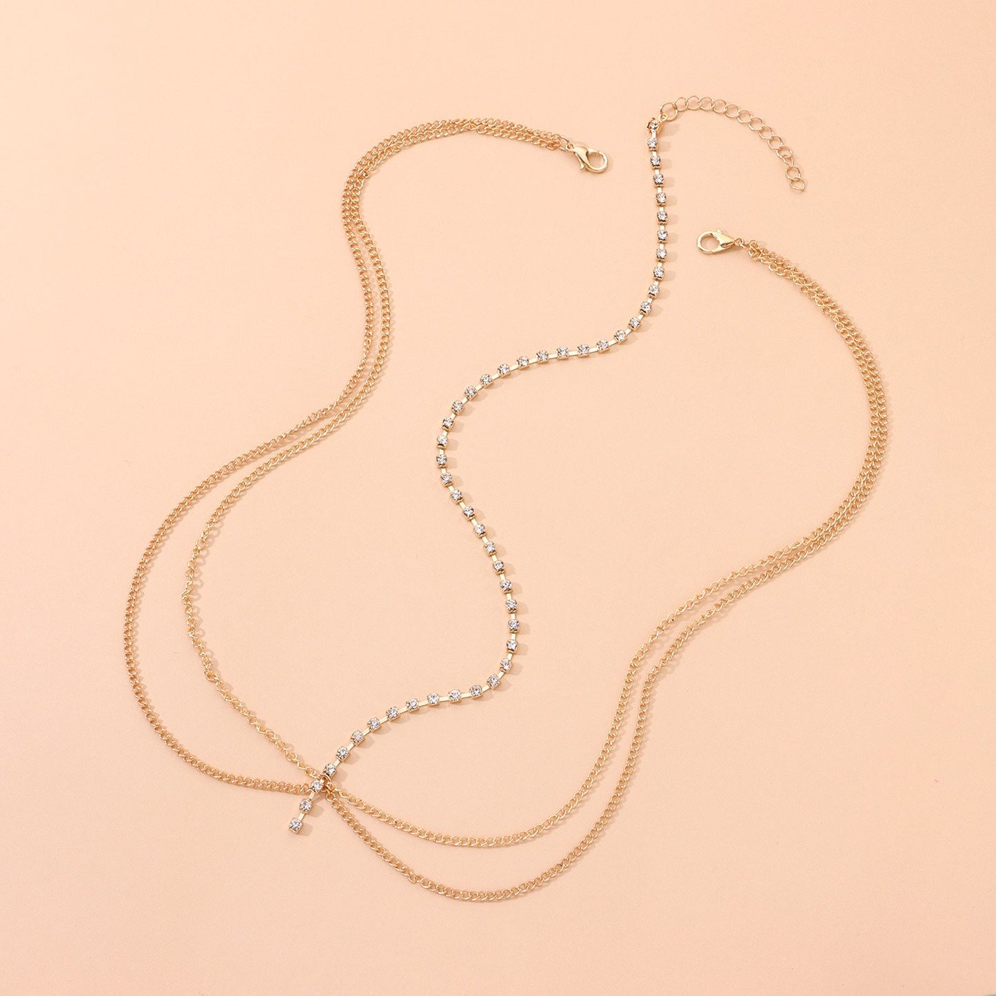 Street Shot Super Shiny Sequins Wavy Gem Diamond Chain Headwear Hairband Hair Accessories