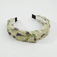 F445 chiffon yarn literary fan retro small fresh and sweet headband forest girl wide-brimmed sweet knotted headband
