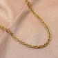 Men's Stainless Steel Titanium Steel Plated 18K Gold Short Necklace Simple and Elegant Clavicle Chain Accessories Year