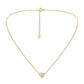 Fashion full of diamond love letter small necklace diamond personality simple temperament elegant trend clavicle chain