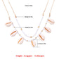 Jewelry exaggerated natural shell pendant necklace femininity multi-layer rice beads handmade chain necklace