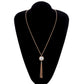 Jewelry Simple Knotted Tassel Long Necklace Sweater Chain Popular Pearl Women's Pendant