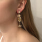 E9513 Fashion Personality Trend Goblet Stud Earrings Creative Design Geometric Diamond Earrings