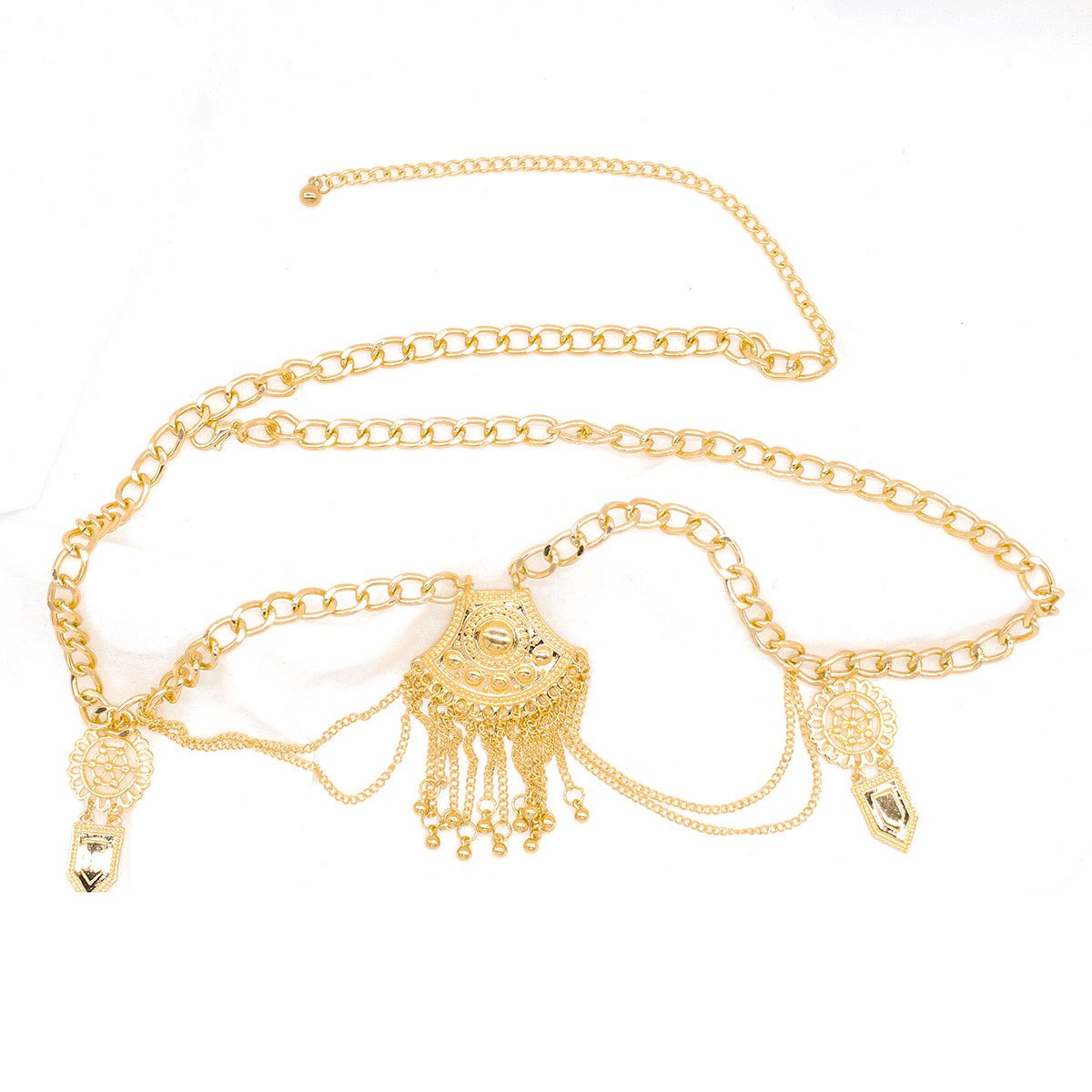 Accessories Bohemian Fashion Hipster Waist Chain Female Shield Tassel Waist Accessories