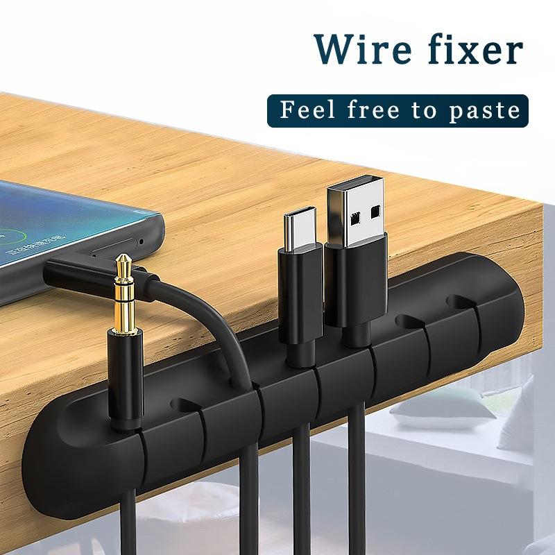 1/3/5/7 Hole Wire Slot Multifunctional Cable Organizer USB Cable Fixed Hub Life Tools