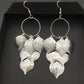 Fashionable Three-dimensional Pattern Petal Metal Sequin Ladies Earrings Earrings Earrings Stud Jewelry