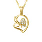 Jewelry Niche Design Butterfly Heart Pendant Necklace Female Animal Series Jewelry