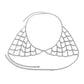 Jewelry Personalized Hollow Mesh Claw Chain Full Diamond Clothes Feminine Geometric Bikini Body Chain