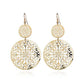 Fashion Retro Personality Size Circle Hollow Ladies Flower Earrings Yuying Electronic Commerce Co., Ltd.