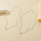 Mask Lanyard Anti-lost Chain Glasses Chain Fashion Rectangular Crystal Bead Multipurpose Necklace
