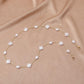 Rhombus baroque special-shaped pearl mask chain hand-spliced fashion temperament glasses anti-drop anti-lost chain