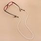 Jewelry Ladies White Pearl Trend Glasses Chain Personality Temperament Simple Mask Accessories
