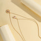 Fashion Portrait Embossed Coin Round Tag Tag French Vintage Mother-of-pearl Snake Bone Double Layer Necklace