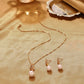 Bridal Wedding Dress Jewelry Fashion Temperament Simple Pearl Inlaid Diamond Twist Chain Earrings Necklace Set