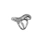 Fashion simple silver ring luminous lizard ring retro versatile domineering punk personality trend