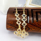 Long Earrings Rhombus Earrings Earrings Alloy Earrings Fashion Exaggerated Earrings