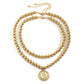 Jewelry Temperament Simple Imitation Pearl Set Necklace Personality Hip Hop Bead Chain Portrait Necklace