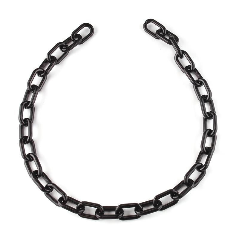 Punk Hip Hop Clavicle Chain Trend Necklace Personality Versatile Chain Acrylic Necklace Female