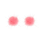 Fashion color fur ball earrings female autumn and winter personality mink plush ball earrings fresh and sweet earrings
