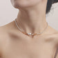 Jewelry Bohemian Small Rice Bead Crystal Imitation Pearl Necklace Necklace Women's Necklace Doesn't Fade