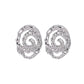 Earrings retro swirl concave-convex earrings earrings ins personality snail spiral ear jewelry