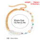 Metal Chain Baroque Pearl Necklace Female Bohemia Vacation Colorful Rice Beads Necklace