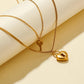 Personalized Stainless Steel Lock Key Pendant Fashion Street Hip Hop Gold Plated Love Lock Necklace