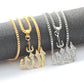 Hip-hop full diamond necklace exaggerated diamond number symbol pendant jewelry