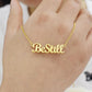 Creative Letter Bestill Necklace Stainless Steel Clavicle Chain